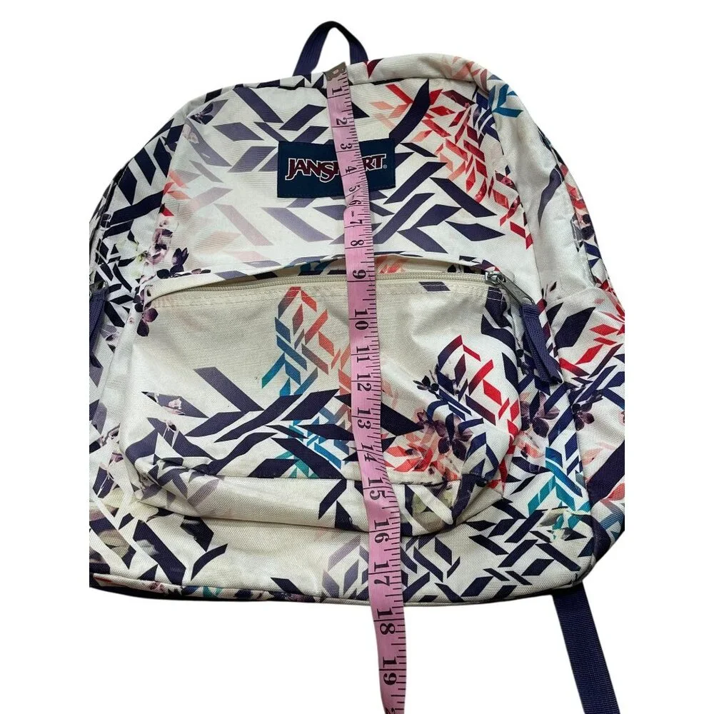 Jansport Superbreak Backpack Abstract Geometric Print Multicolor 42cm x 33cm x 2